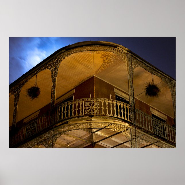 PÓSTER POSTER NOCTURNO DE NUEVOS ORLEANOS (Frente)