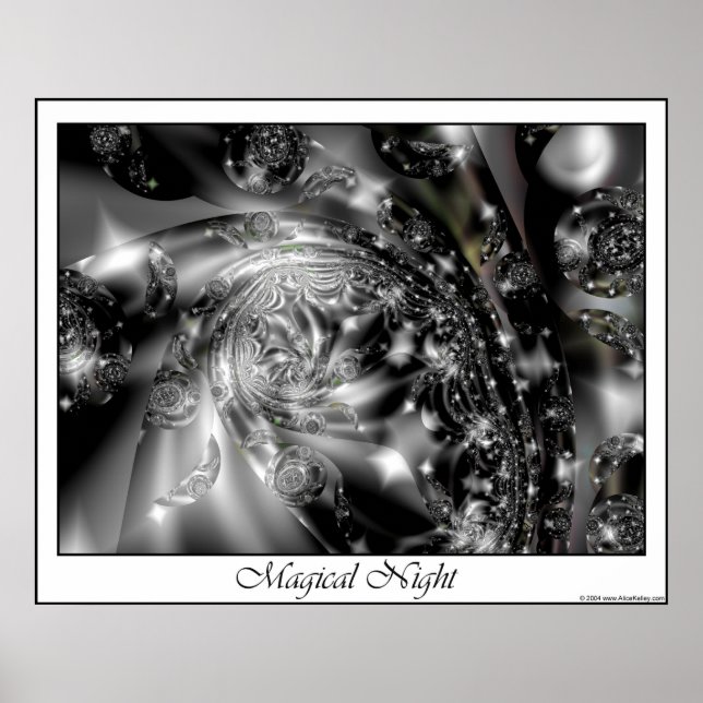 Póster Poster nocturno mágico (Frente)