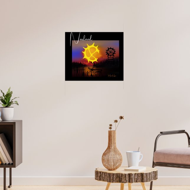 Póster Poster Norrlands kväll (Salón 3)