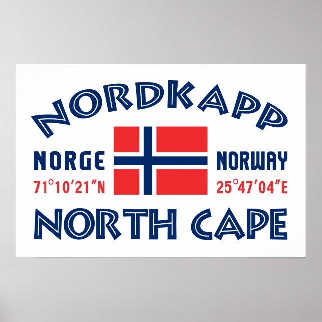 Póster POSTER Noruega NORDKAPP (Frente)