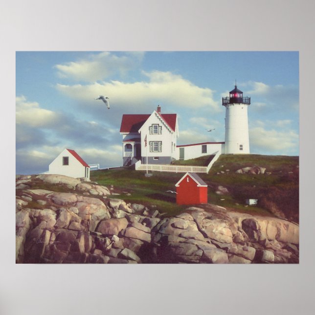Póster Poster "Nubble Light" de Alan Giana (Frente)