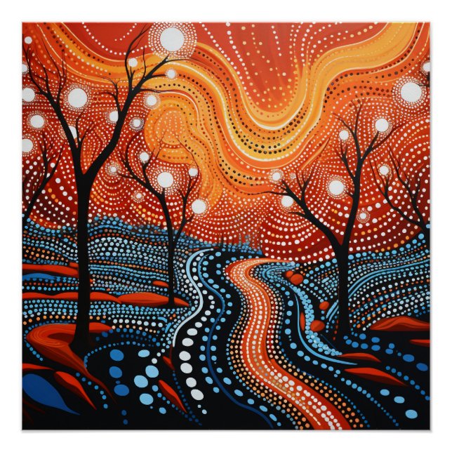 Póster Pôster O Caminho do Aborígene (Anverso)