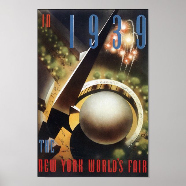 Póster Poster o imprenta del mundo de la época de 1939 (Frente)