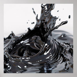 Póster Poster Obsidian Fluid Dynamics