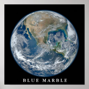 Póster Poster Occidental de Mármol Azul