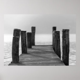 Póster Poster Ocean Dock Scene