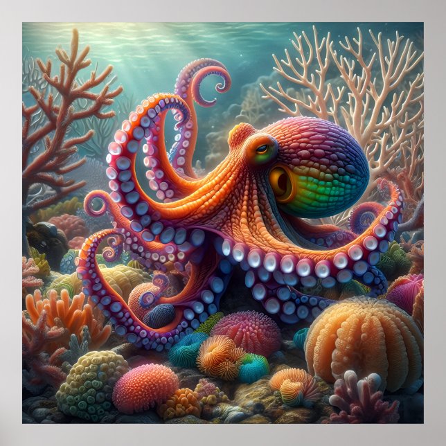 Póster Poster Ocean Life (Frente)