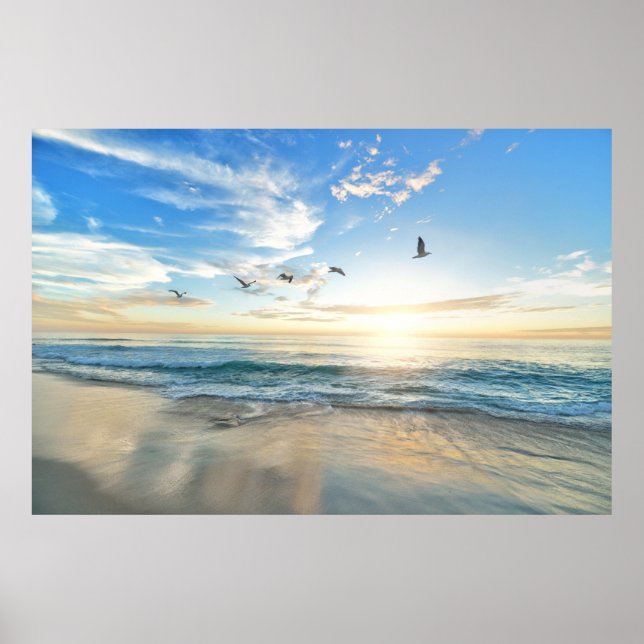 Póster Poster oceánico (Frente)