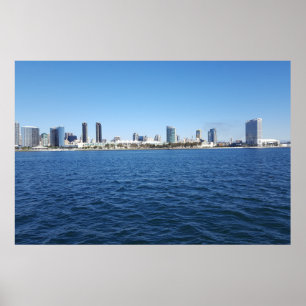 Póster Poster Oceánico de California