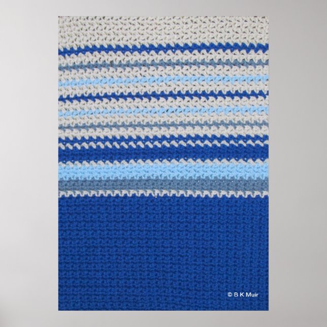 Póster Poster - Océano Horizonte en Crochet (Frente)
