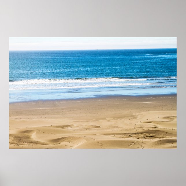 Póster Poster Océano y arena (Frente)