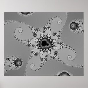 Póster Poster Octopuses de escala de grises