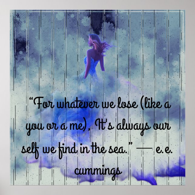 Póster Poster of a Women and the Sea (Frente)