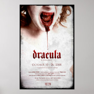 Póster Poster oficial 1 de Drácula - 11x17 con el