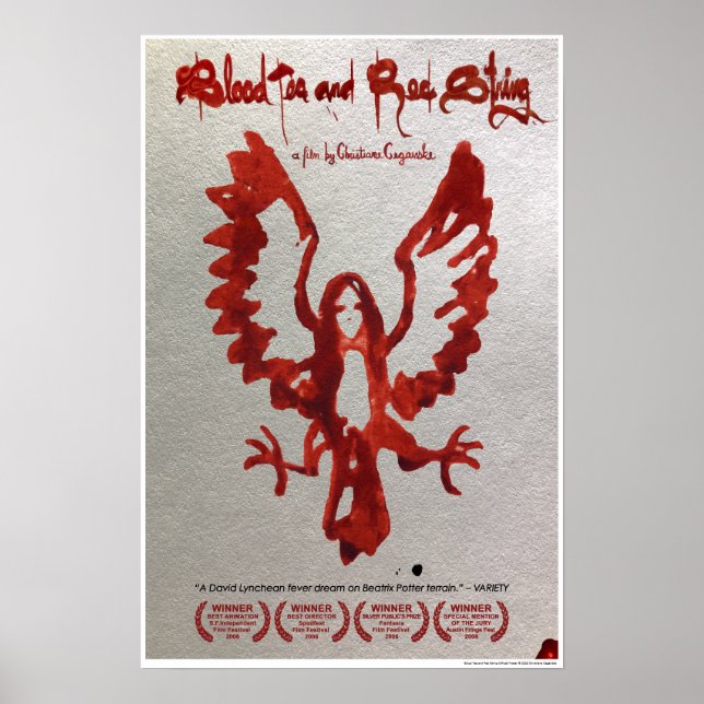 Póster Poster Oficial de Té de Sangre Media y Cadena Roja (Frente)