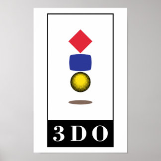 Póster Poster oficial del logotipo 3DO