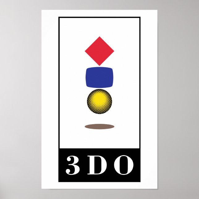 Póster Poster oficial del logotipo 3DO (Frente)