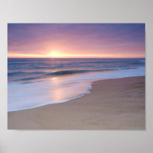 Póster Poster: Olas tranquilas de playa