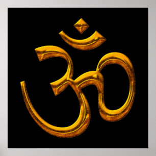 Póster Poster OM,Old Gold Effect