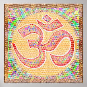 Póster POSTER OMmantra SaiBaba