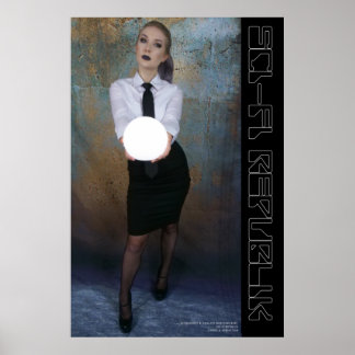 Póster Poster Orb de la NASA de la República de Sci-Fi