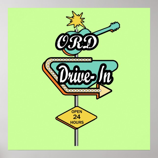 Póster POSTER ORD Drive En Diner (Frente)