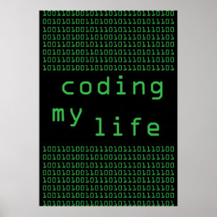 Póster poster original Coding My Life (exclusivo)