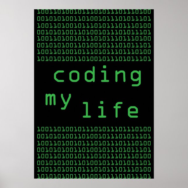 Póster poster original Coding My Life (exclusivo) (Frente)