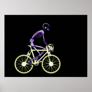PÓSTER POSTER - ORIGINAL DE BICICLETA DE RAYOS X