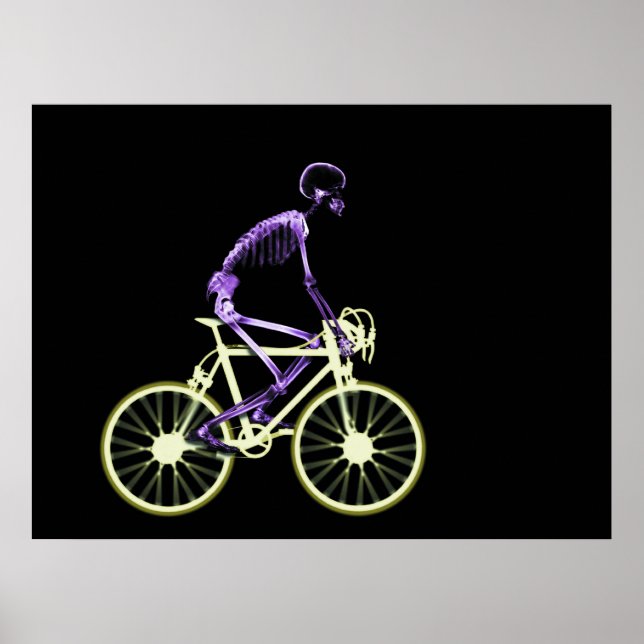 PÓSTER POSTER - ORIGINAL DE BICICLETA DE RAYOS X (Frente)