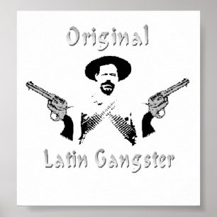 Póster Poster original latino de gangster