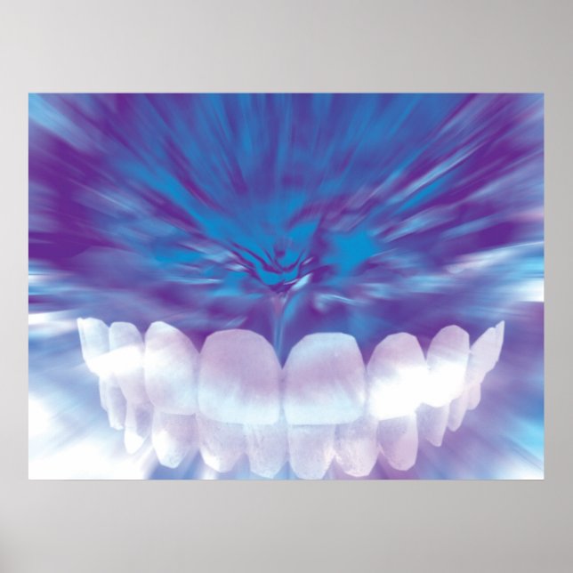 Póster Poster ortodoncista de piel blanca (Frente)