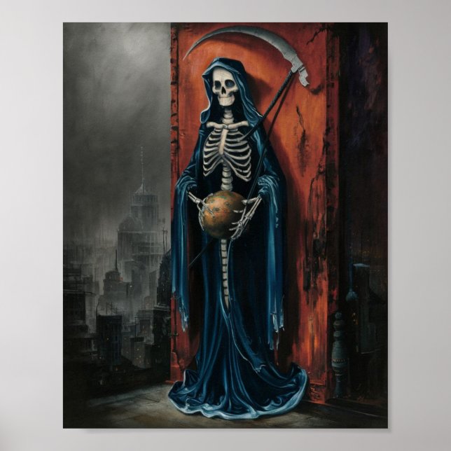 Póster Poster Oscuro Santa Muerte (Frente)