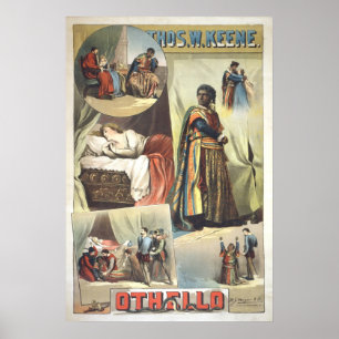 Póster Poster Othello Original 1884