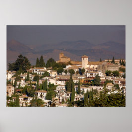 Póster Poster paisajista de Granada
