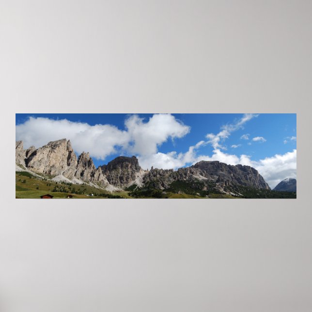 Póster Poster paisajístico de Dolomitas (Frente)