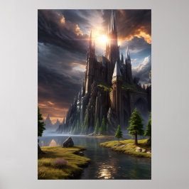 Póster Poster paisajístico de Fantasy