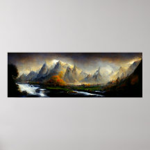 Poster paisajístico de Fantasy
