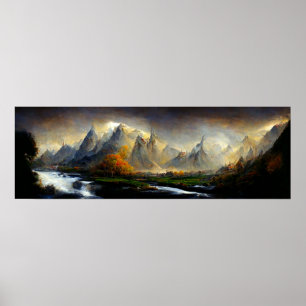 Póster Poster paisajístico de Fantasy