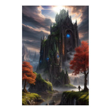 Poster paisajístico de Fantasy