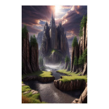 Poster paisajístico de Fantasy