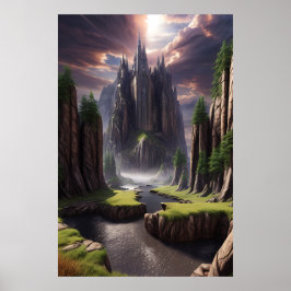 Póster Poster paisajístico de Fantasy