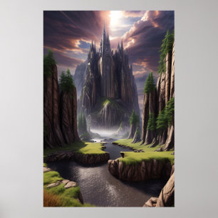 Póster Poster paisajístico de Fantasy