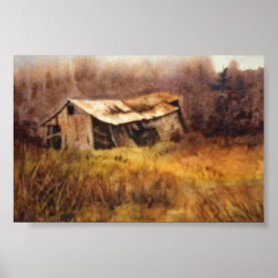 Póster Poster paisajístico del país