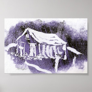 Póster Poster paisajístico del país