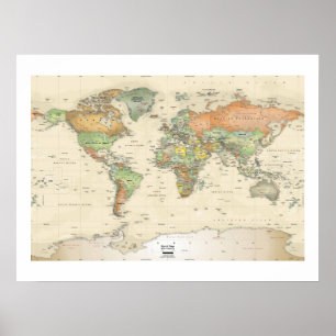 Póster Poster - Países de todo el mundo