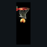 Póster Poster Panorámico de la Puerta Vertical de Balonce<br><div class="desc">Posters Panorámicos De Baloncesto - Me Encanta Este Juego. Popular Deportes - Imagen de la pelota de baloncesto.</div>