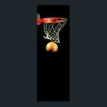 Póster Poster Panorámico de la Puerta Vertical de Balonce<br><div class="desc">Posters Panorámicos De Baloncesto - Me Encanta Este Juego. Popular Deportes - Imagen de la pelota de baloncesto.</div>