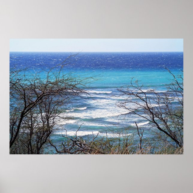 Póster Poster panorámico de Ocean View (Frente)