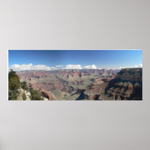 Póster Poster panorámico del Gran Cañón